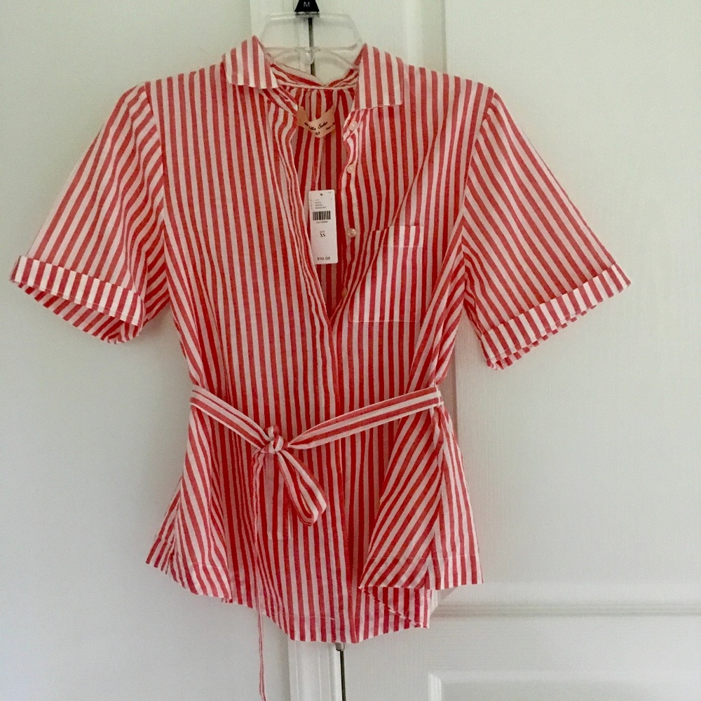 Anthropologie cotton top NWT